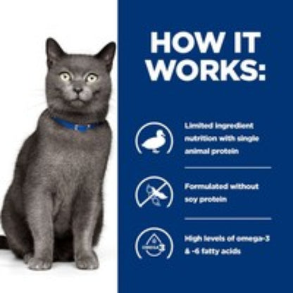 Hill's Prescription Diet DD Dry Food for Cats (Duck) 1.5kg