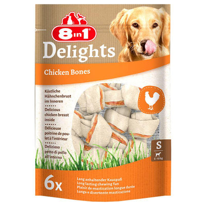 8in1 Delights Chew Bones - Chicken