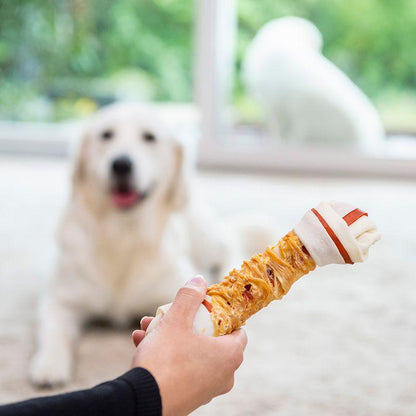 Meaty chew bones large