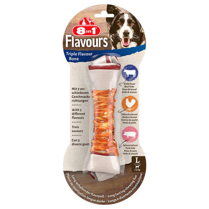 Triple flavour dog treats