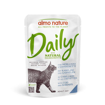 Daily wet food for cats
