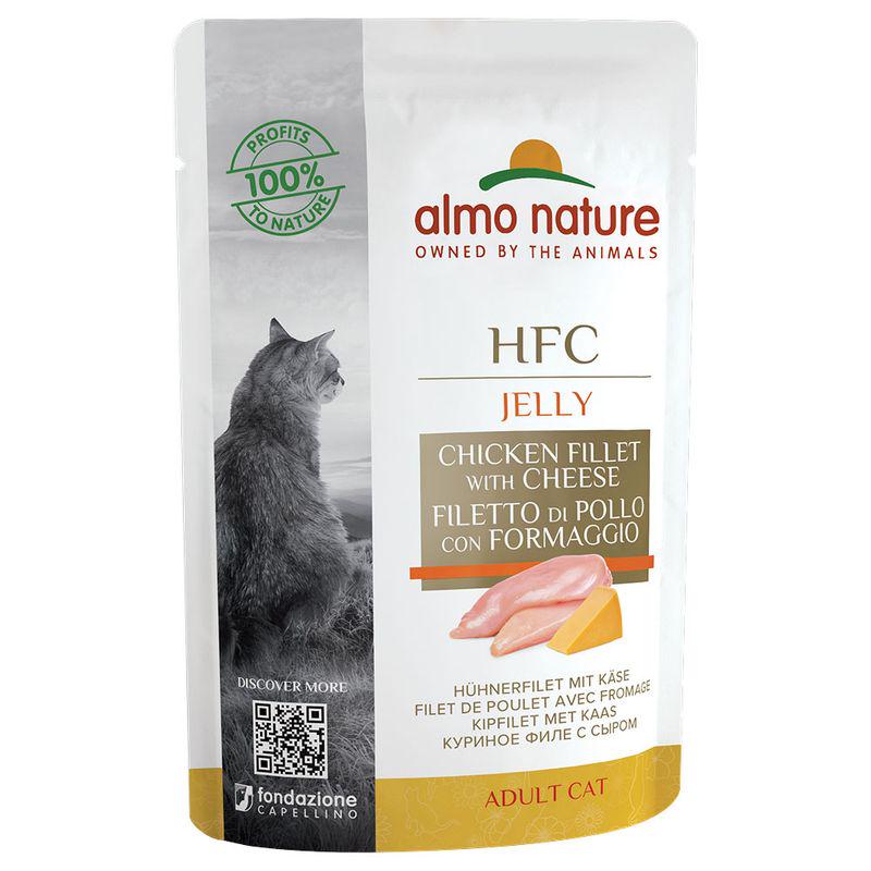 Almo Nature HFC Jelly Pouches for Cats 6 x 55g