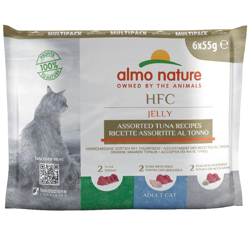 Almo Nature HFC Jelly Pouches for Cats 6 x 55g