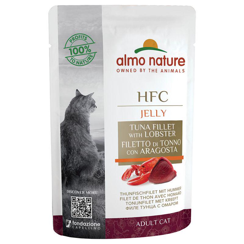 Almo Nature HFC Jelly Pouches for Cats 6 x 55g