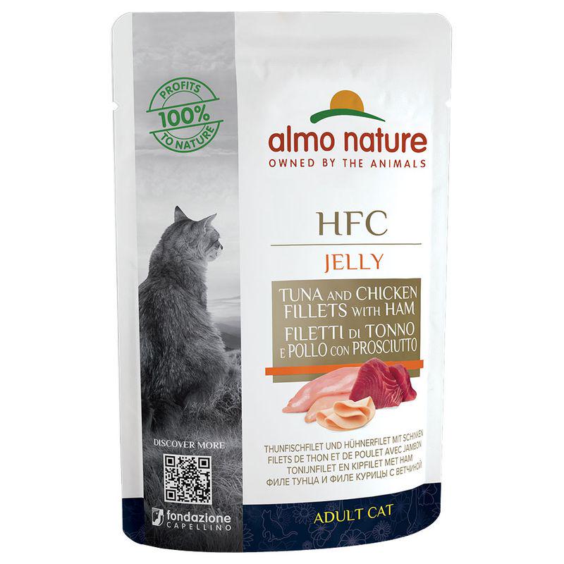 Almo Nature HFC Jelly Pouches for Cats 6 x 55g