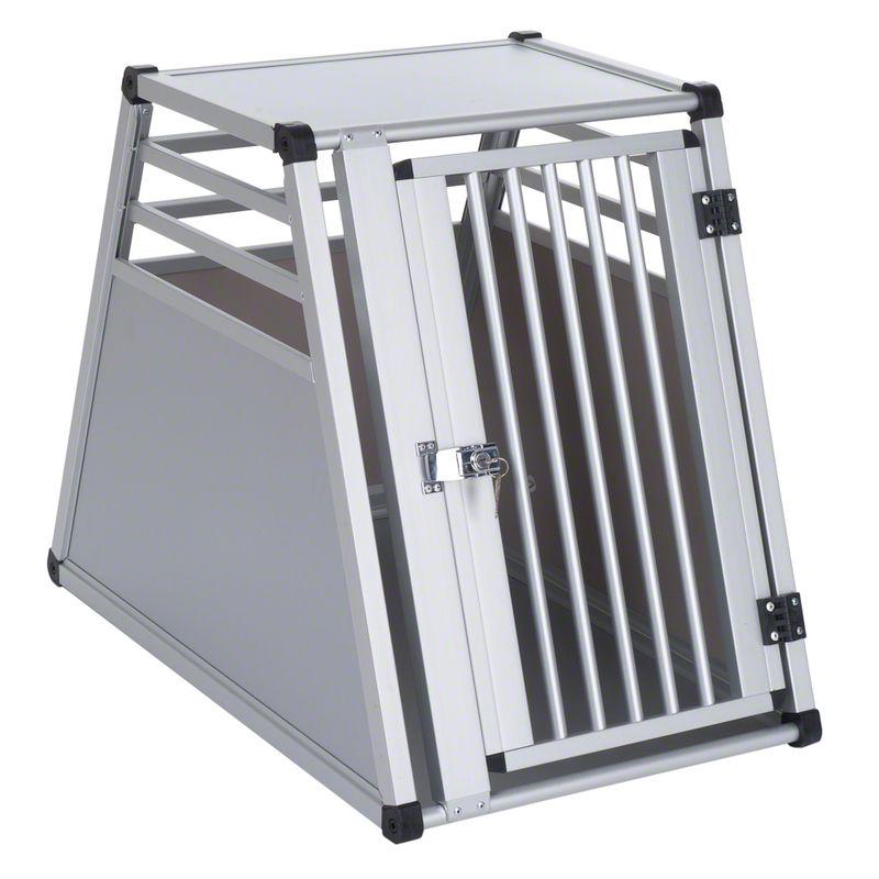 Secure dog travel crate