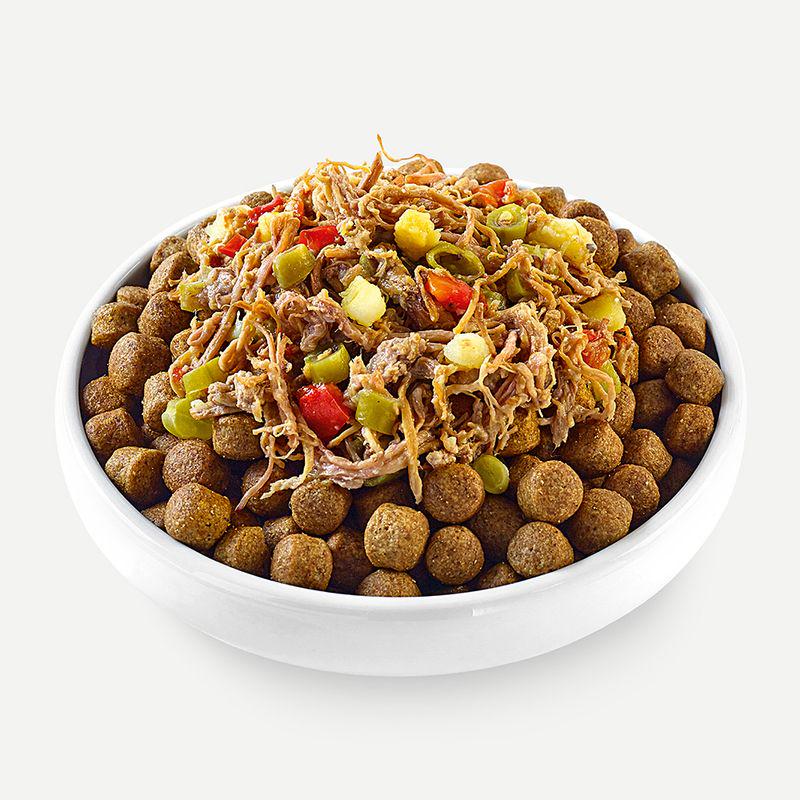 Broth toppers for dry food