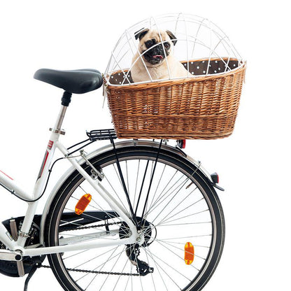 Sturdy bike cargo basket