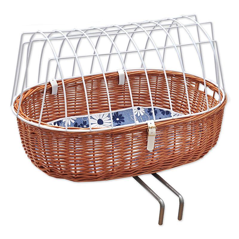 Secure bike basket for pets