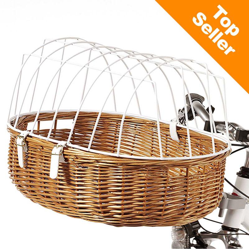 Pet basket for bicycle