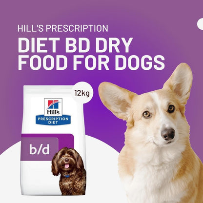 Hill's Prescription Diet BD dry dog food 