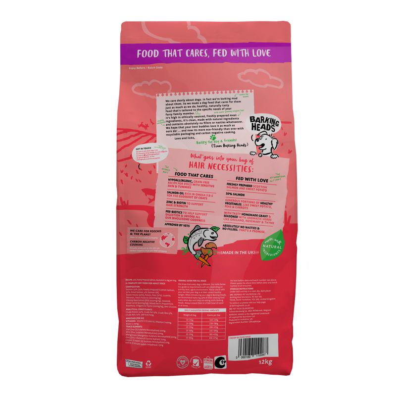 Barking Heads All Hounder Hair Necessities Salmon - Buggaz Pet Food