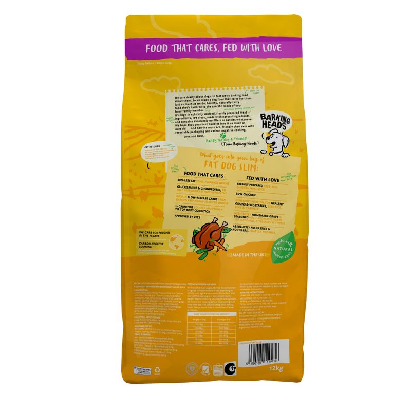 Barking Heads All Hounder Fat Dog Slim Chicken Foo that Cares