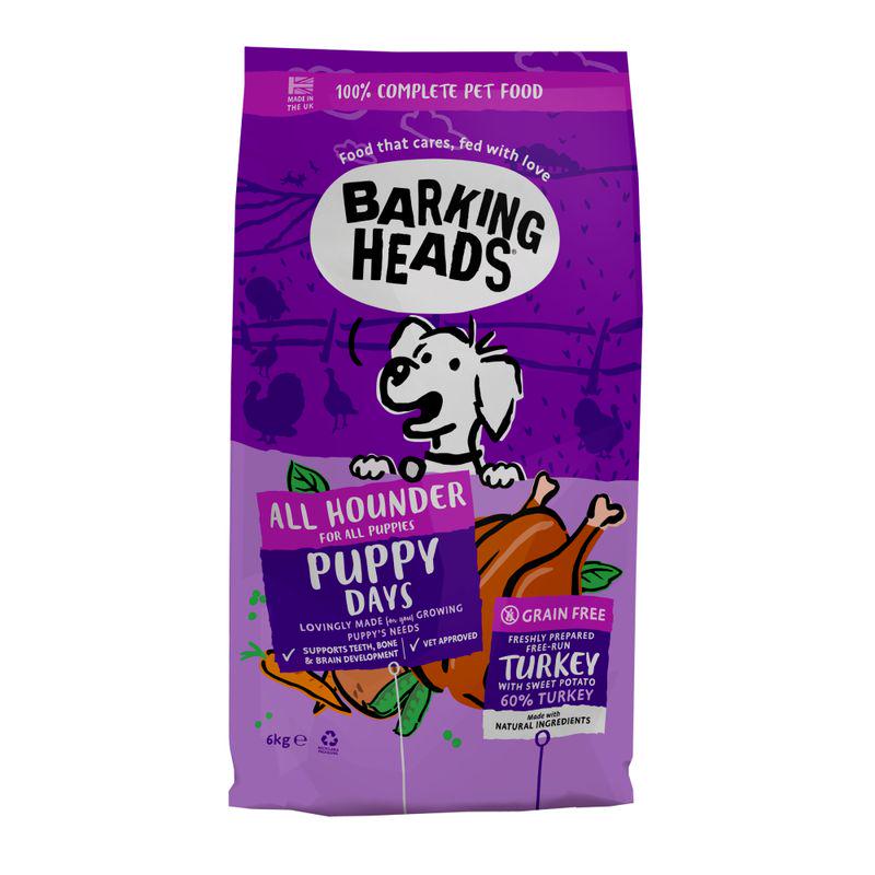 Barking Heads turkey for pups
