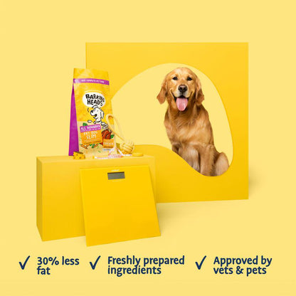 Barking Heads All Hounder freshly prepared ingredients 