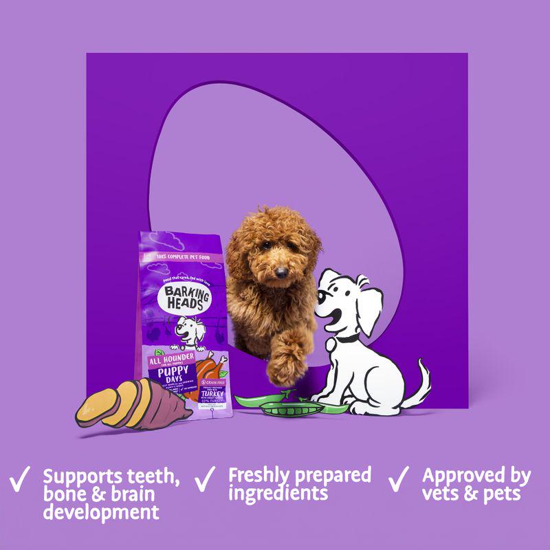 Turkey dry food for puppies