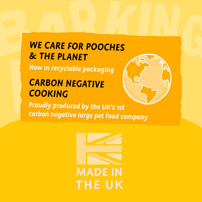 Barking Heads Carbon negative cooking Dog Food