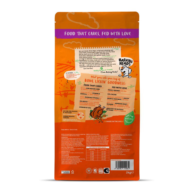 Chicken dry dog food