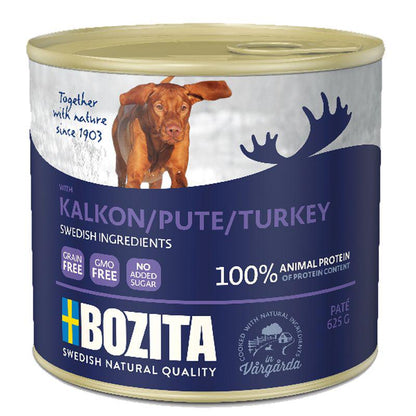 Natural dog meat paté