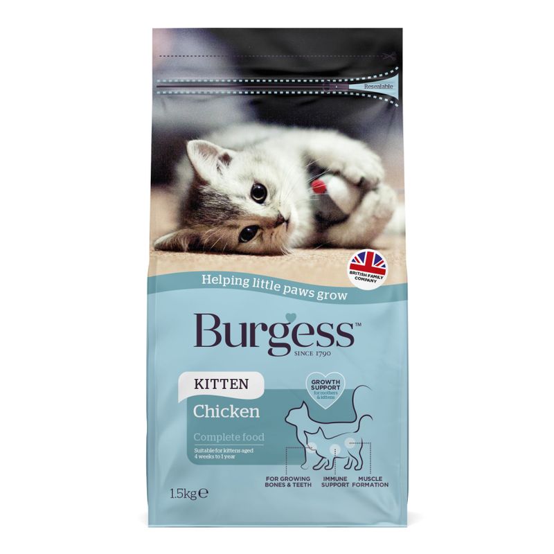 Burgess kitten food with chicken