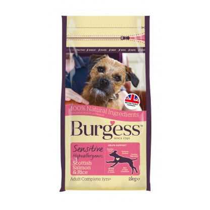 burgess sensitive dog salmon