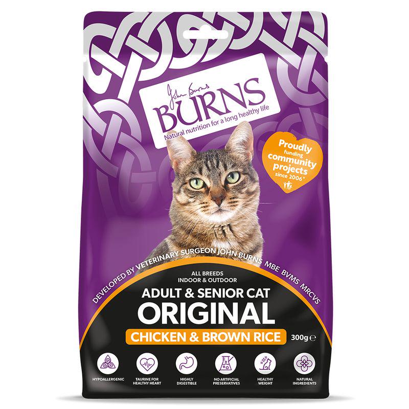 Burns Adult and Senior Cat Original Chicken and Brown Rice