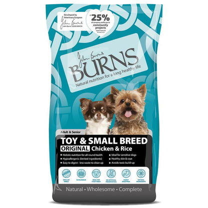 Burns toy breed dry kibble