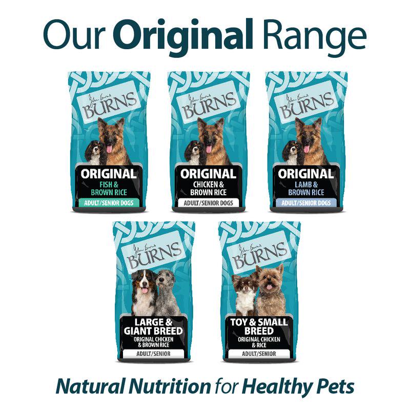 Burns dog food for seniors
