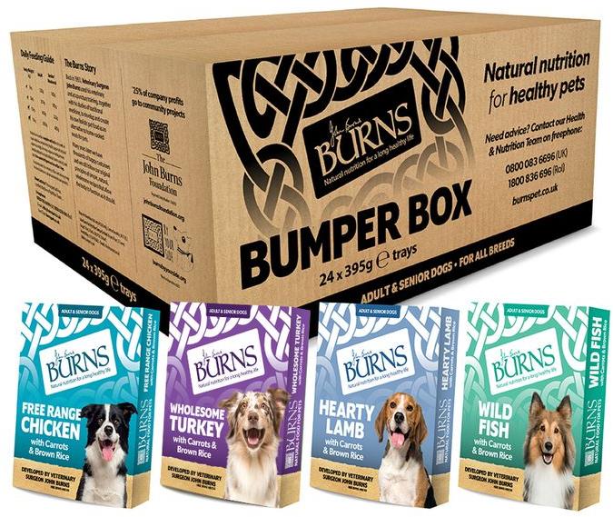 variety dog food burns