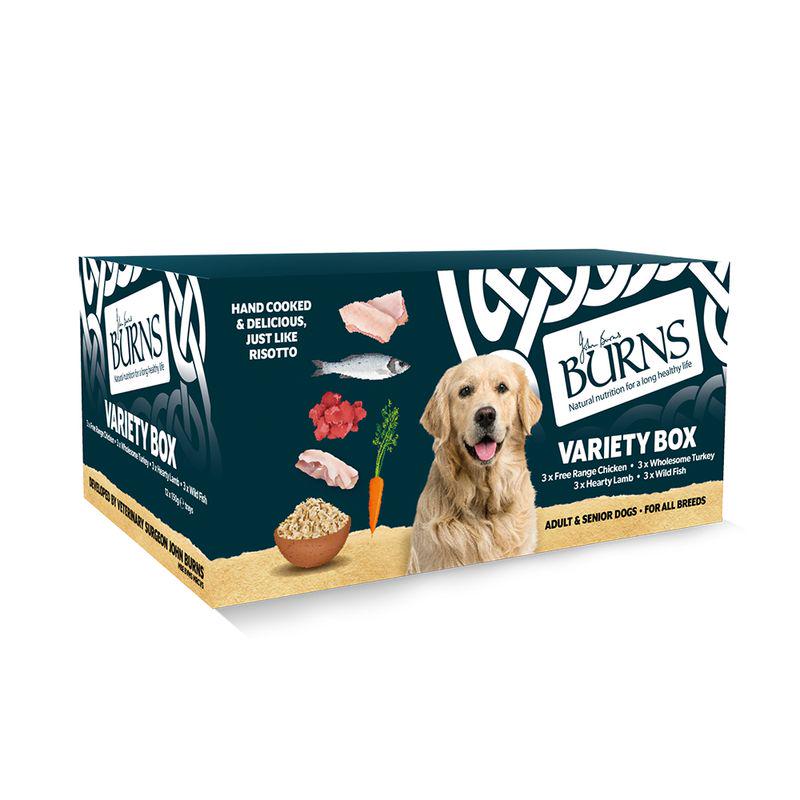 burns 12 pack dog meals