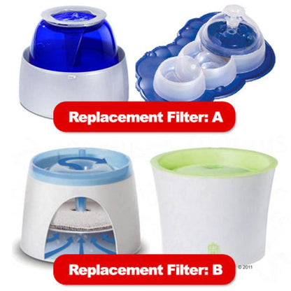 Replacement filters for fountains