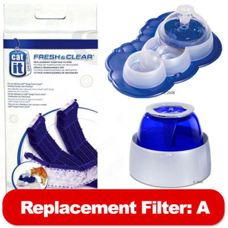 Pet fountain filter cartridges