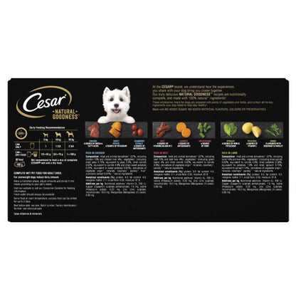 Natural dog food selection