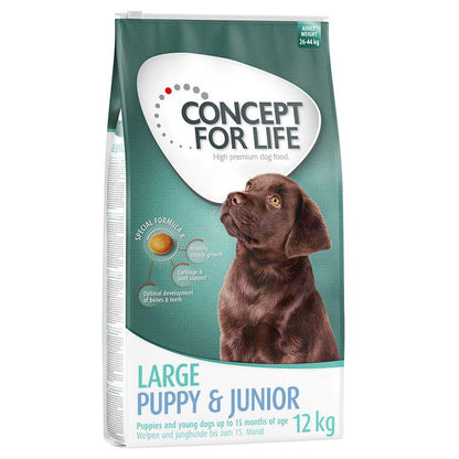 Large breed junior dog food