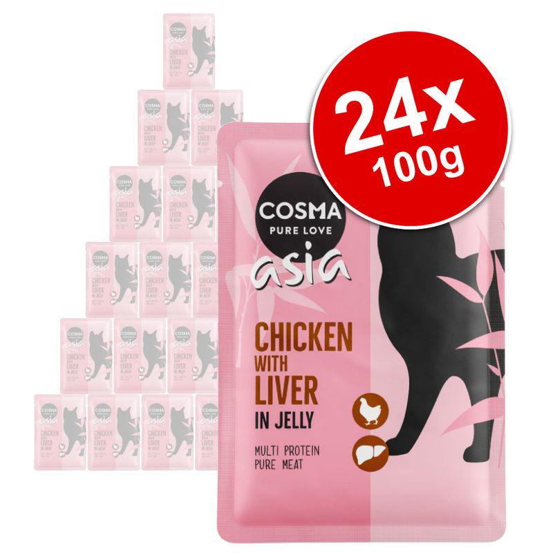 Cosma Asia in Jelly Pouches Saver Pack 24 x 100g