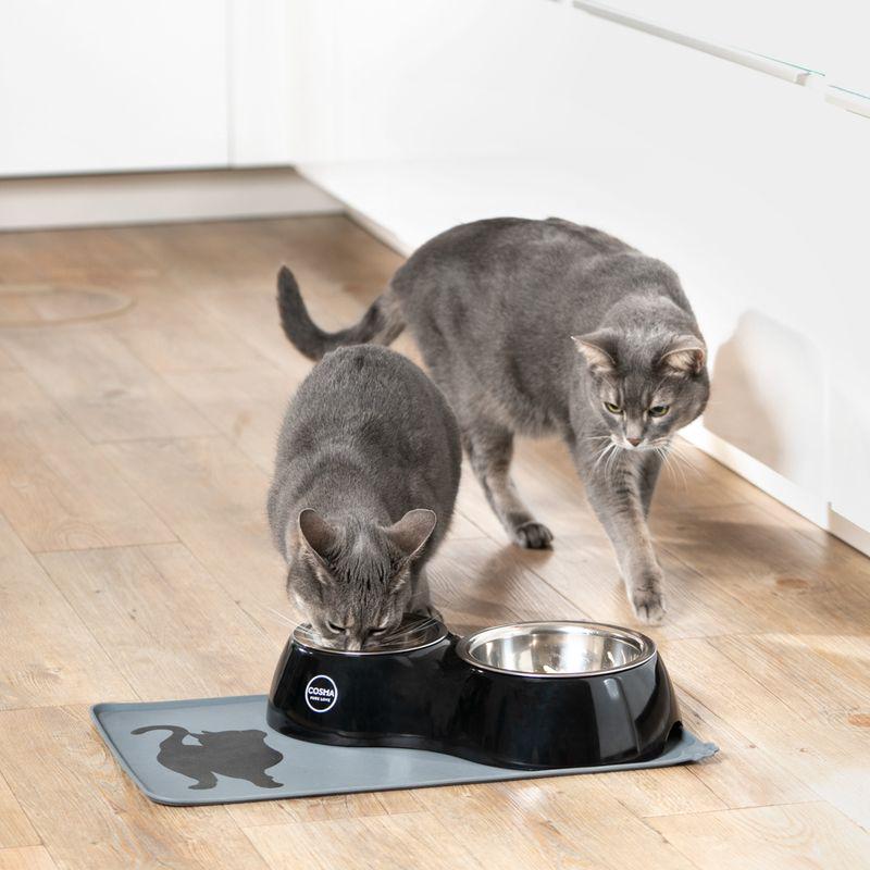Stainless steel pet feeder