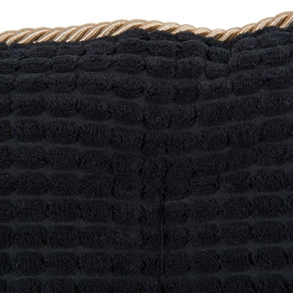 Cosy Kingdom Snuggle Bed - Black / Beige