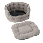 Load image into Gallery viewer, Modern grey dog bed
