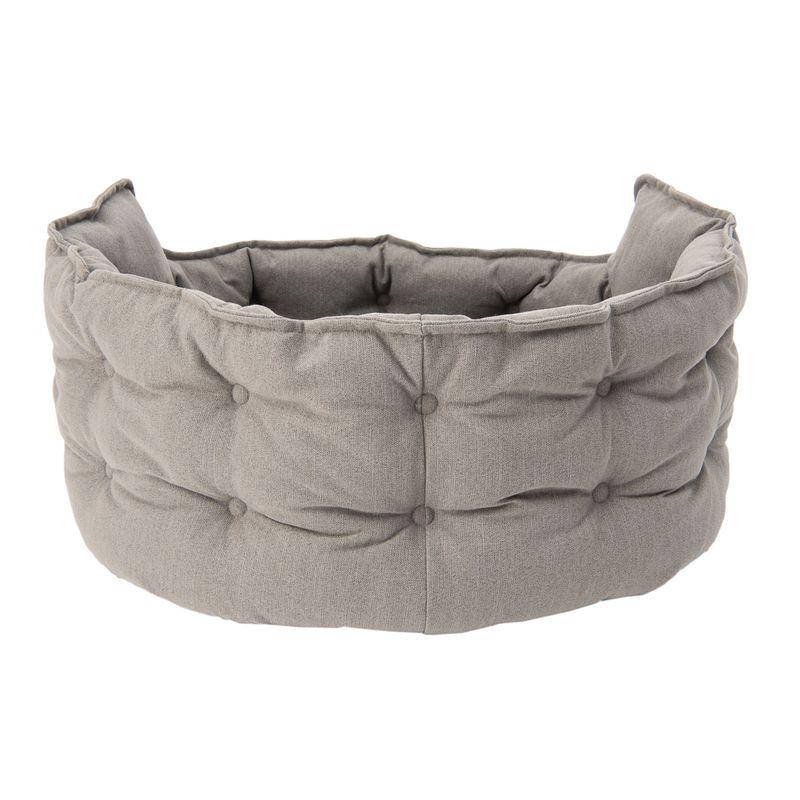 Grey eco-friendly dog bed