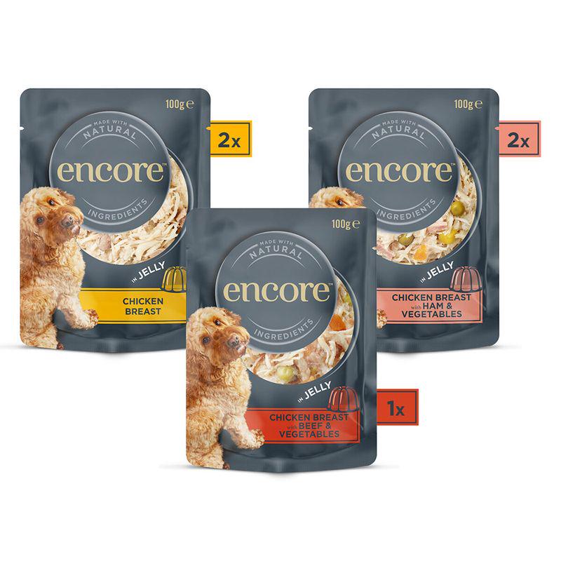 Encore 100g jelly dog packs