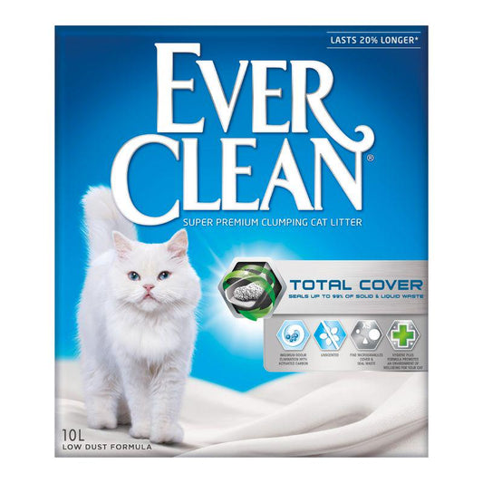 Total cover clumping litter