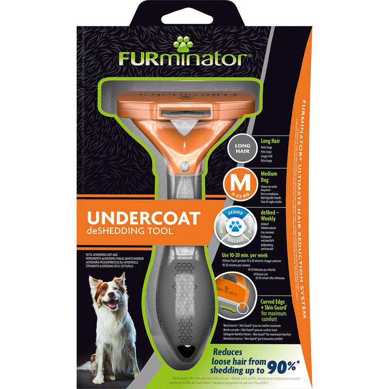 Grooming tool for long fur
