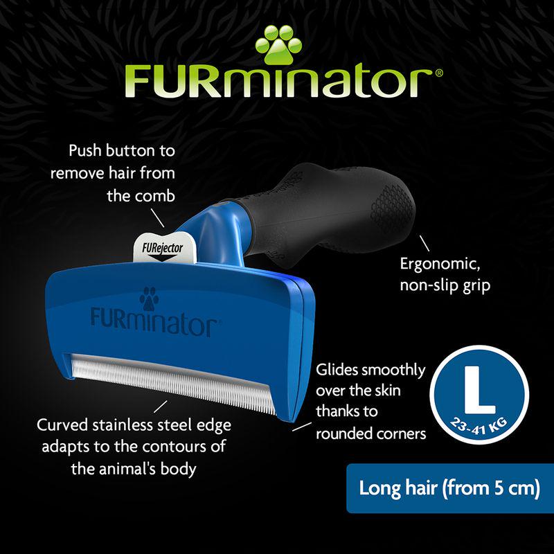 FURminator deShedding Tool L Long Hair