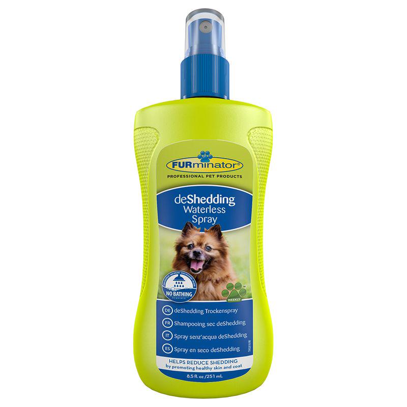 Spray for shedding control