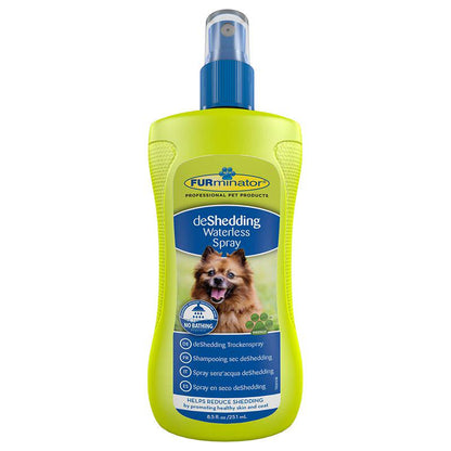 Spray for shedding control