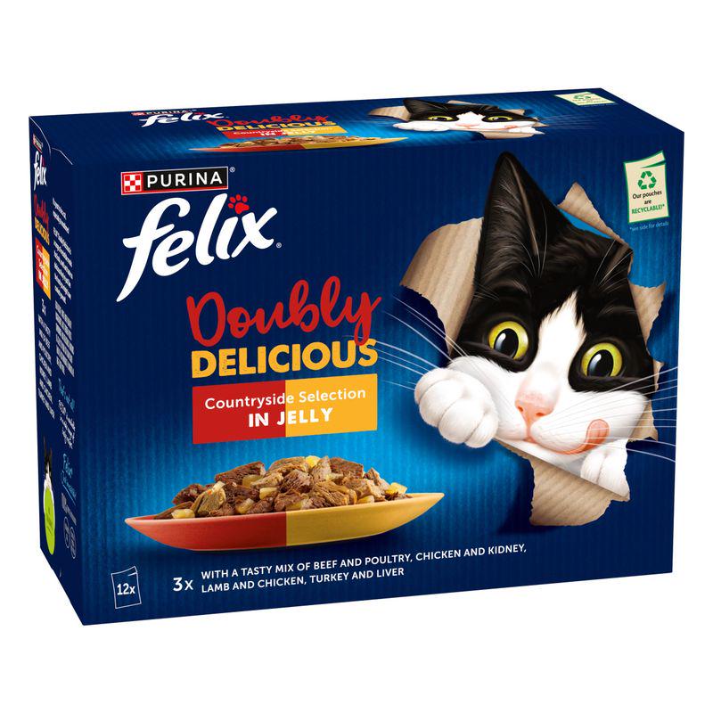 felix with a tasty mix of beef and poultry