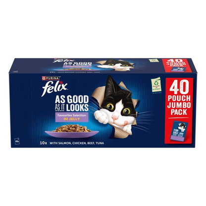 Felix As Good As It Looks Jumbo Pack 40 x 85g