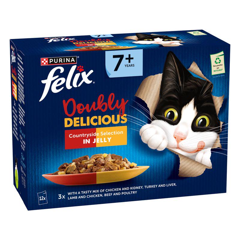 Doubly delicious cat meals