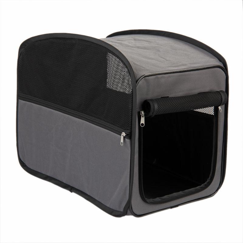 Dog crate collapsible design