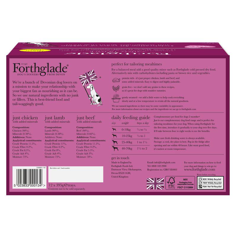 just 90 grain free dog